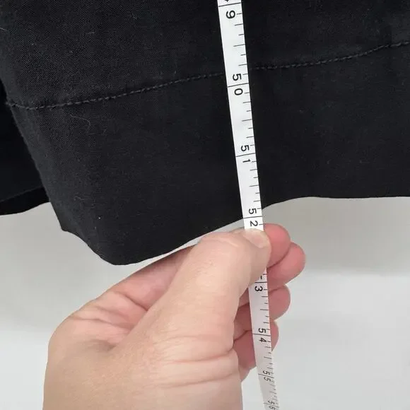 Maeve by Anthropologie The Colette Wrap Jumpsuit Sz 6 Black Wide Leg *No Belt - Picture 12 of 16